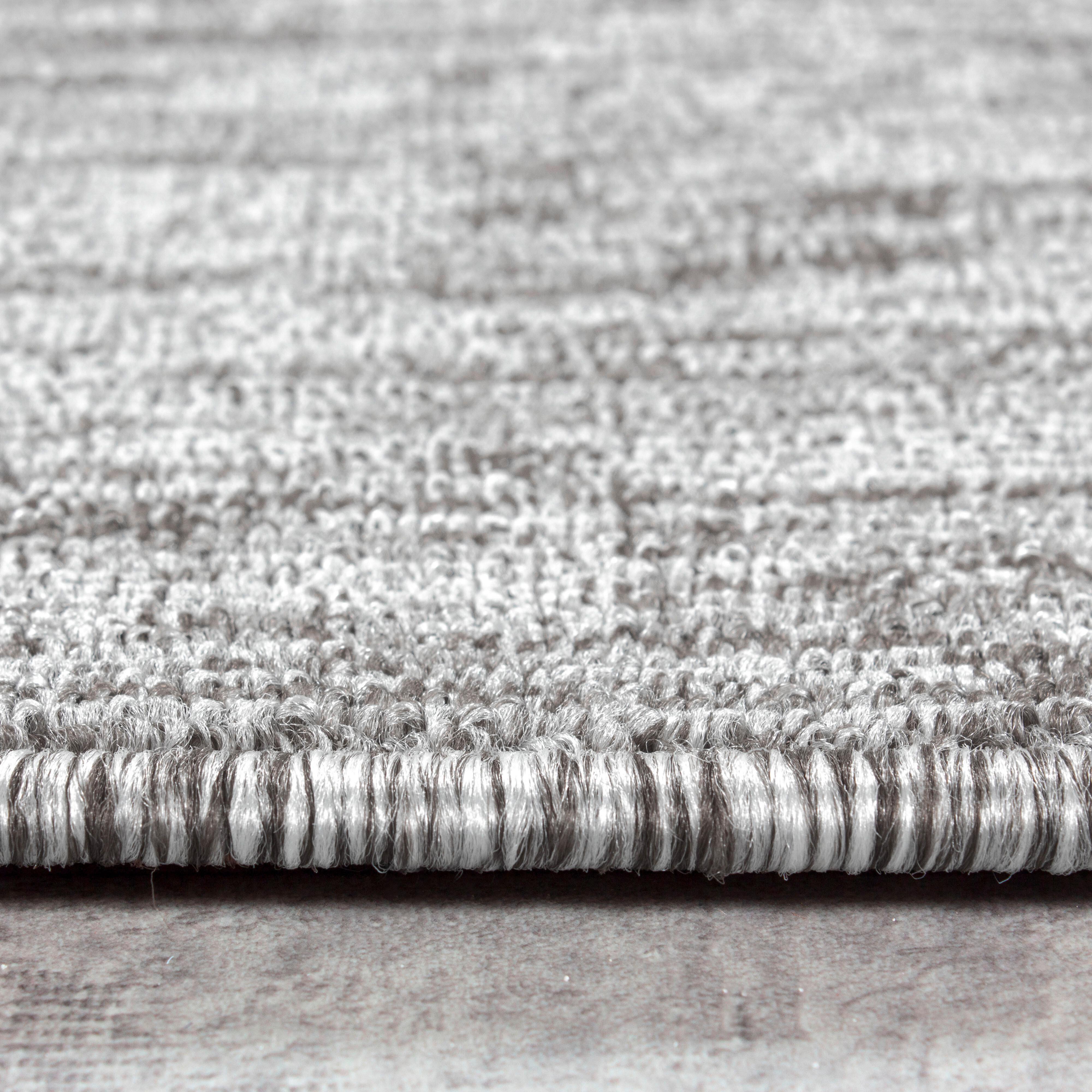 Flachwebeteppich Nizza Hellgrau Ø ca. 200cm - Hellgrau, Design, Textil (200cm) - Novel
