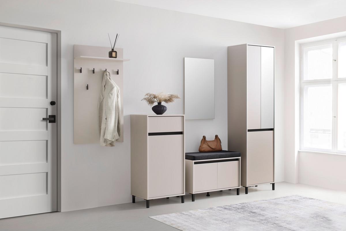 Garderobenschrank Arran Kaschmir - Kaschmir, MODERN, Holzwerkstoff (55/206/40cm) - Mömax