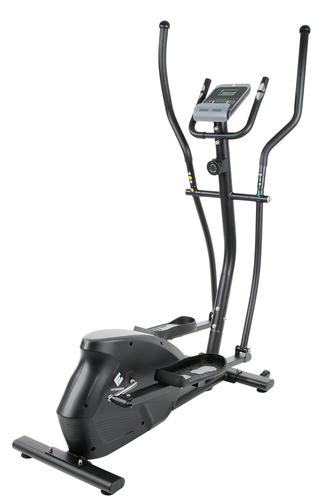 Eliptično Kolo Fitengine, Jeklo - siva/črna, Basics, kovina/umetna masa (121/58/163cm)