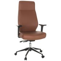 Pisarniški Stol Vitoro Eco, Rjava - črna/rjava, Basics, kovina/umetna masa (68/123-130/68cm) - MID.YOU