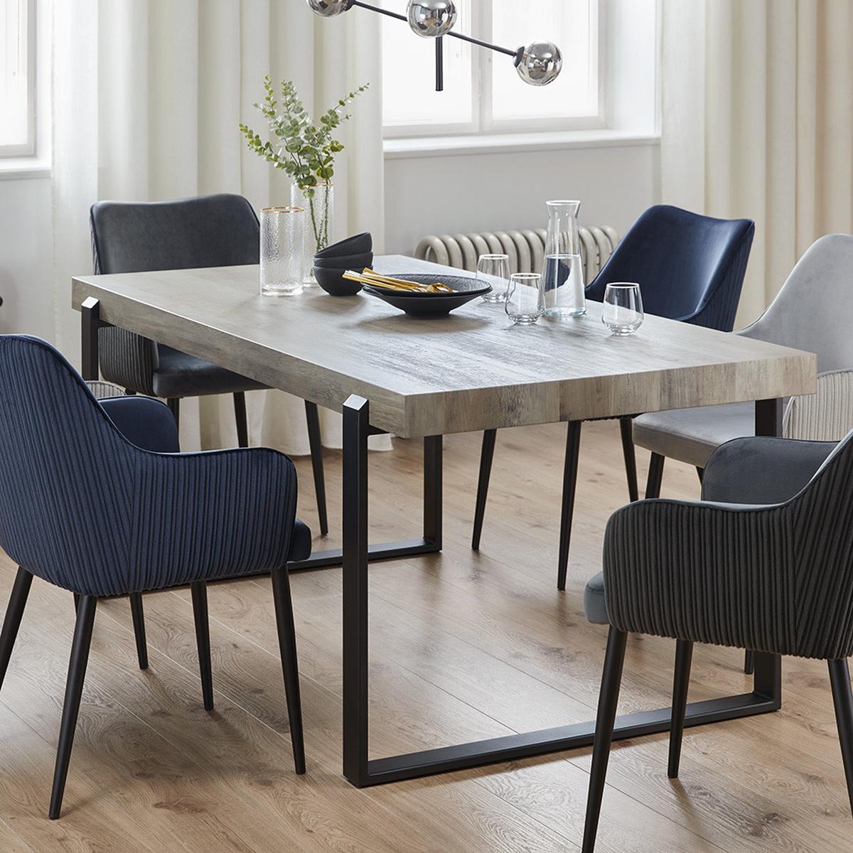 Armlehnstuhl Caria Dunkelgrau Samt Gepolstert - Dunkelgrau/Schwarz, MODERN, Holz/Textil (57/89/60cm) - Bessagi Home