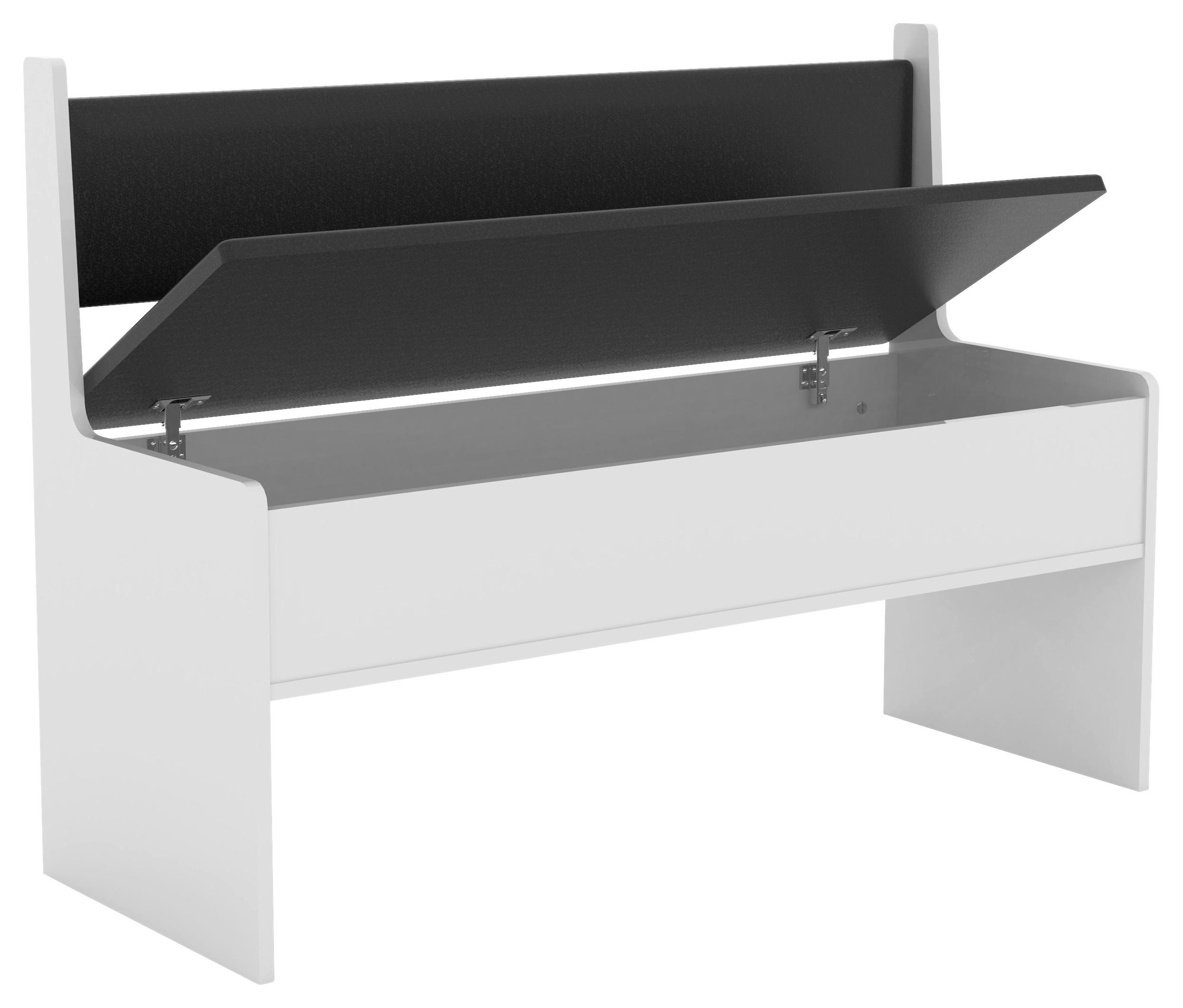 Klop Esal, Bela - bela, Moderno, leseni material (110/80/42cm) - MID.YOU