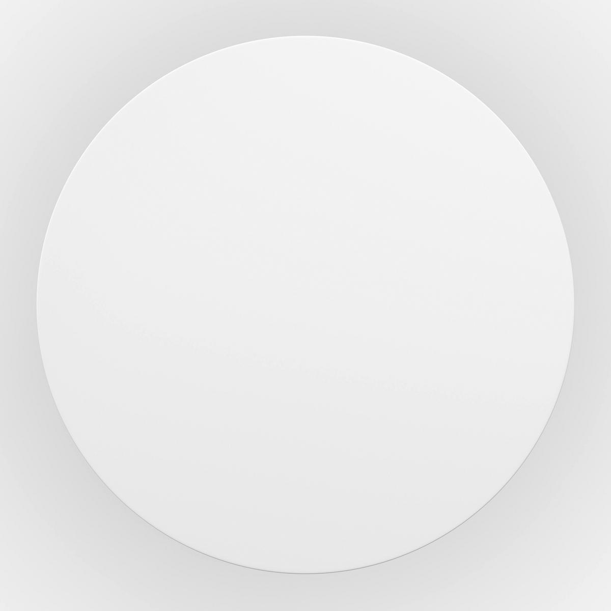 Étkezőasztal John - tölgyfa színű/fehér, Modern, faalapú anyag/fém (90/75cm) - Bessagi Home