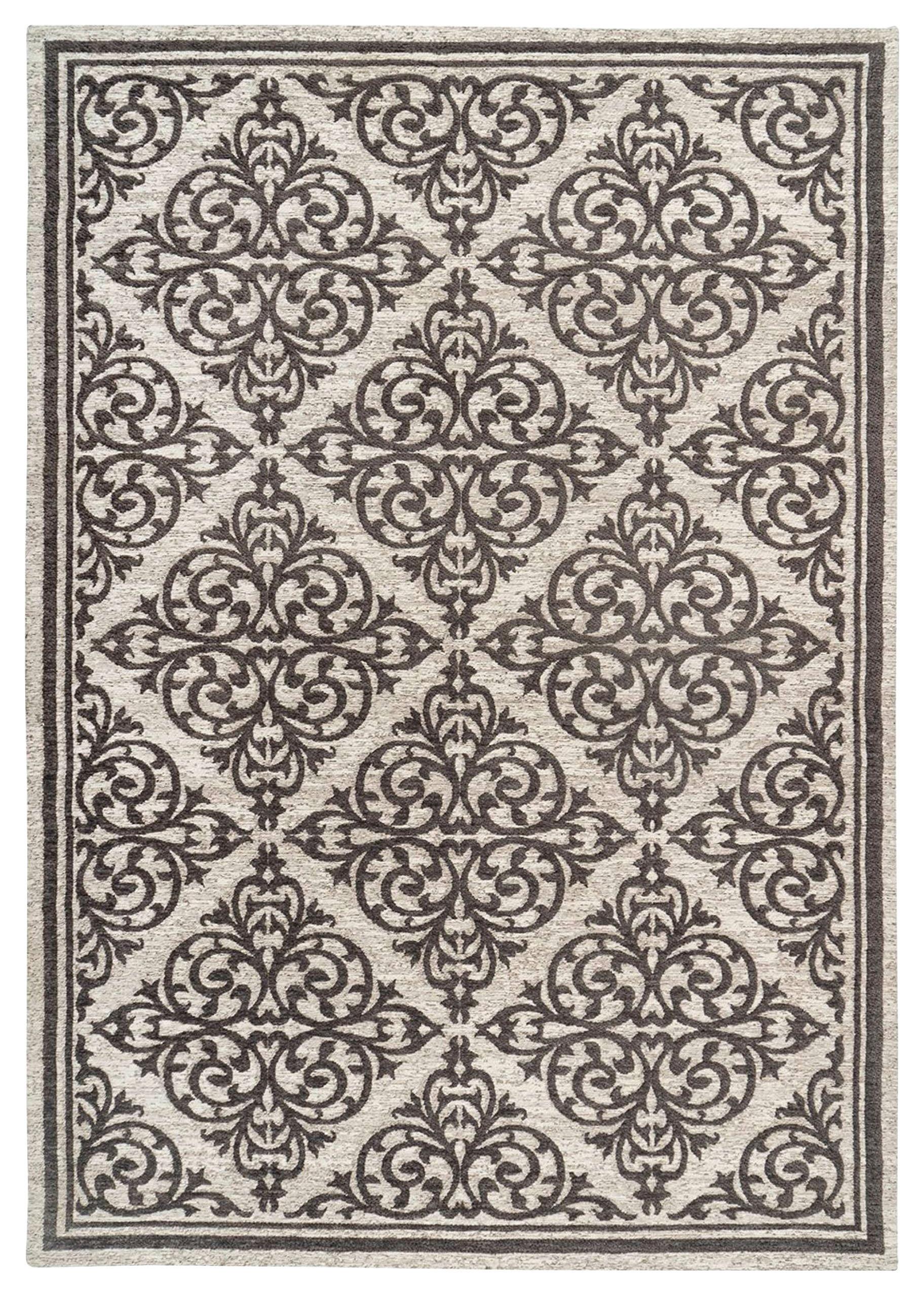 Flachwebeteppich Davio 100 - Grau, Konventionell, Textil (120/170cm) - Kayoom