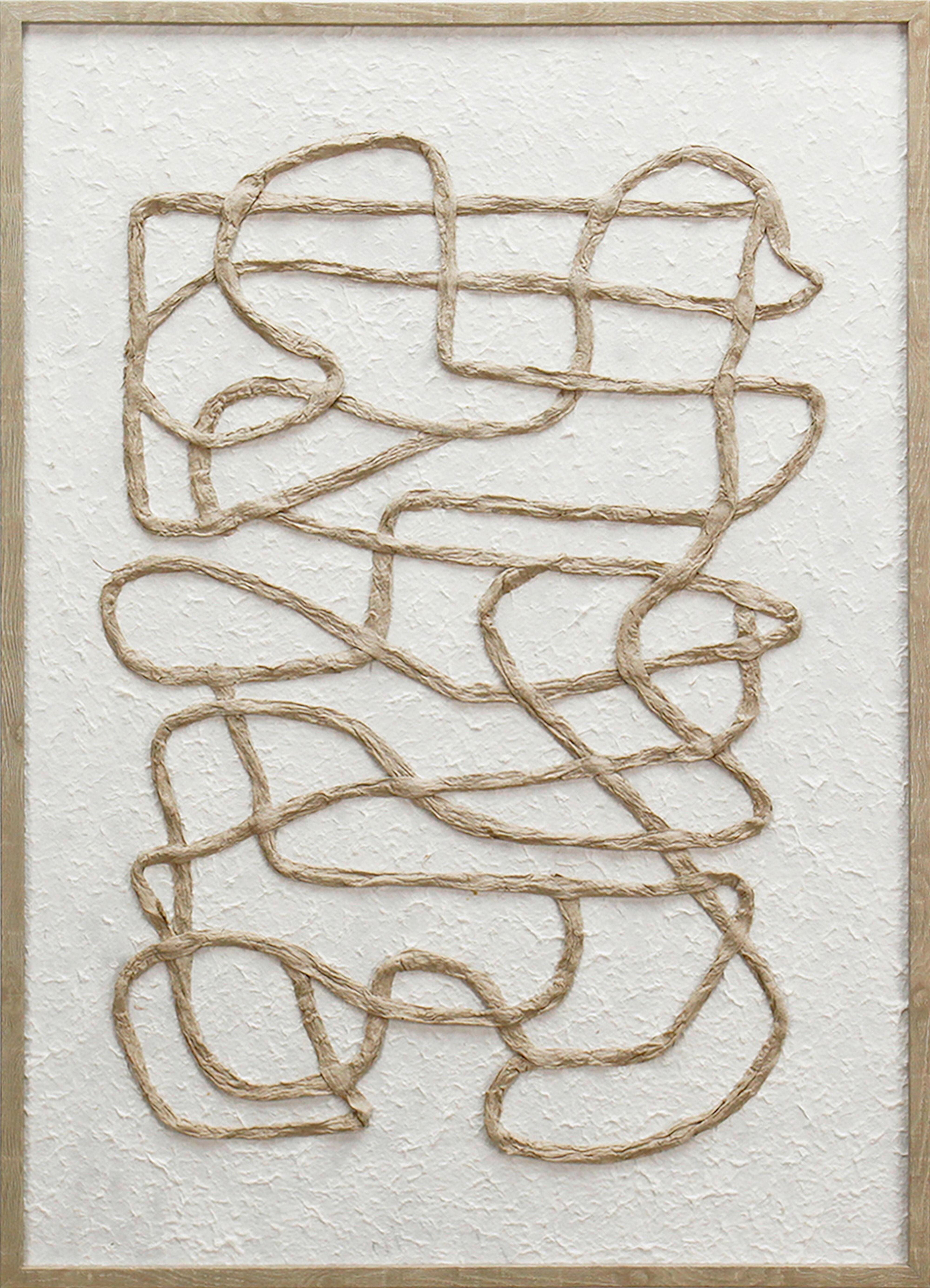 Keilrahmenbild Mike in Braun/Beige ca. 50x70x2,2cm - Beige/Braun, MODERN, Papier/Holzwerkstoff (50/70/2,2cm) - Mömax