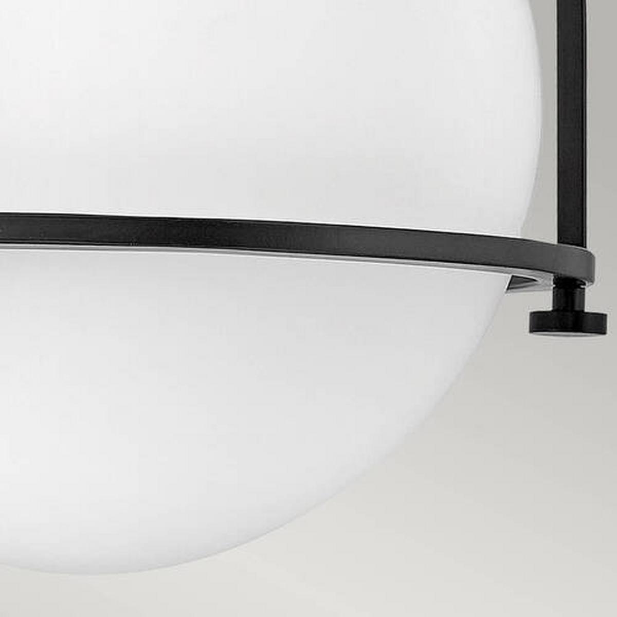 Stropna Svjetiljka Somerset - crna, Design, staklo/metal (28.2/31.8cm) - Elstead Lighting