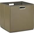 Aufbewahrungsbox Ivy Braun - Braun, Kunststoff/Metall (33/32/33cm) - MÖMAX modern living