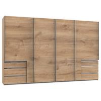 Ormar S Kliznim Vratima Level 36a - boje hrasta/boje kroma, Basics, drvni materijal/metal (350,00/216,00/65,00cm) - Modern Living