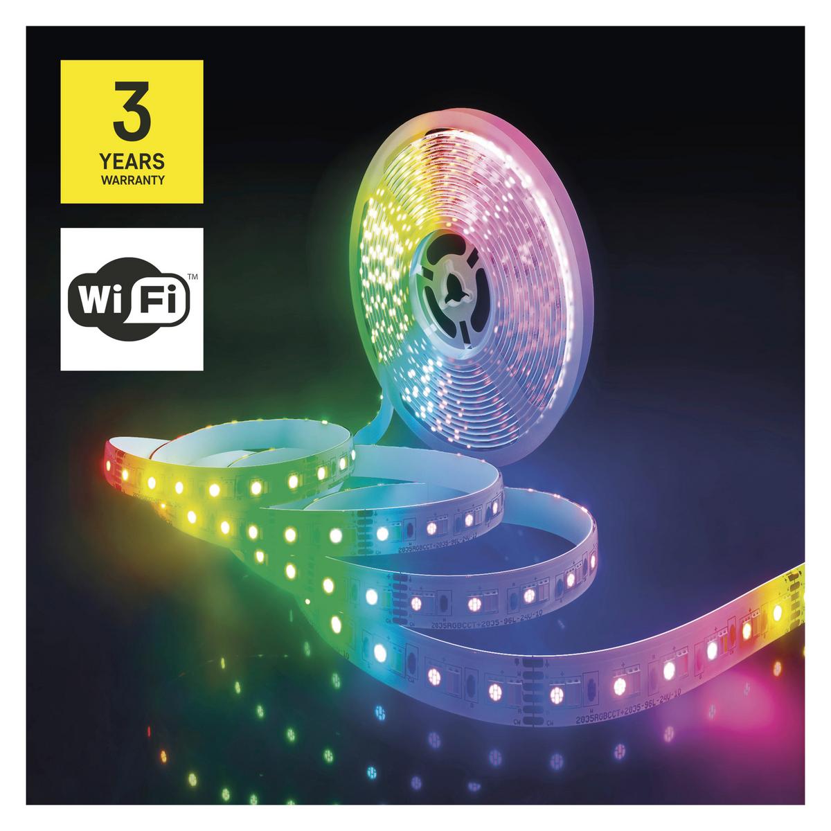 Led Szalag Gosmart Kb. 2m - többszínű, Basics, műanyag (200cm)
