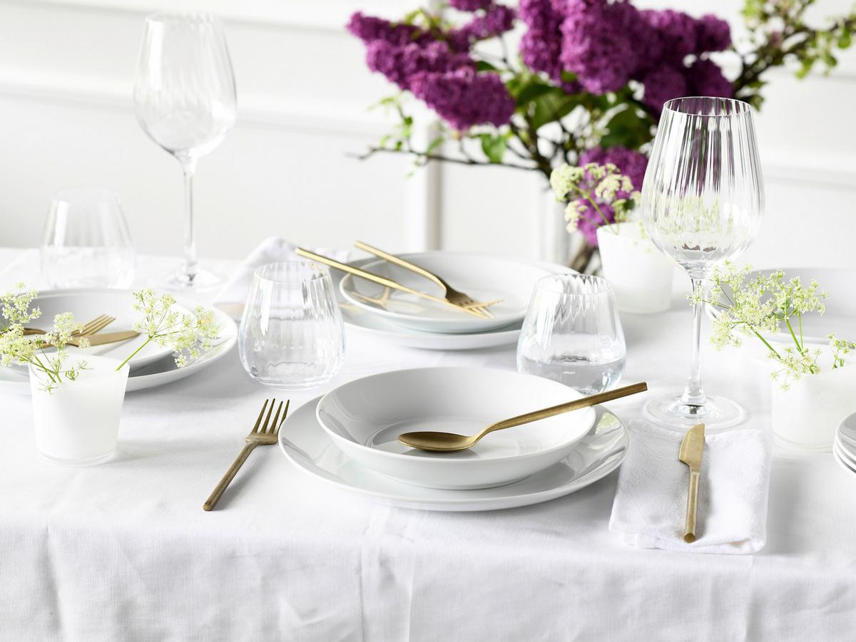 Kombinirani Servis Luna, 80-Delni Set - bela, Basics, keramika - Creatable