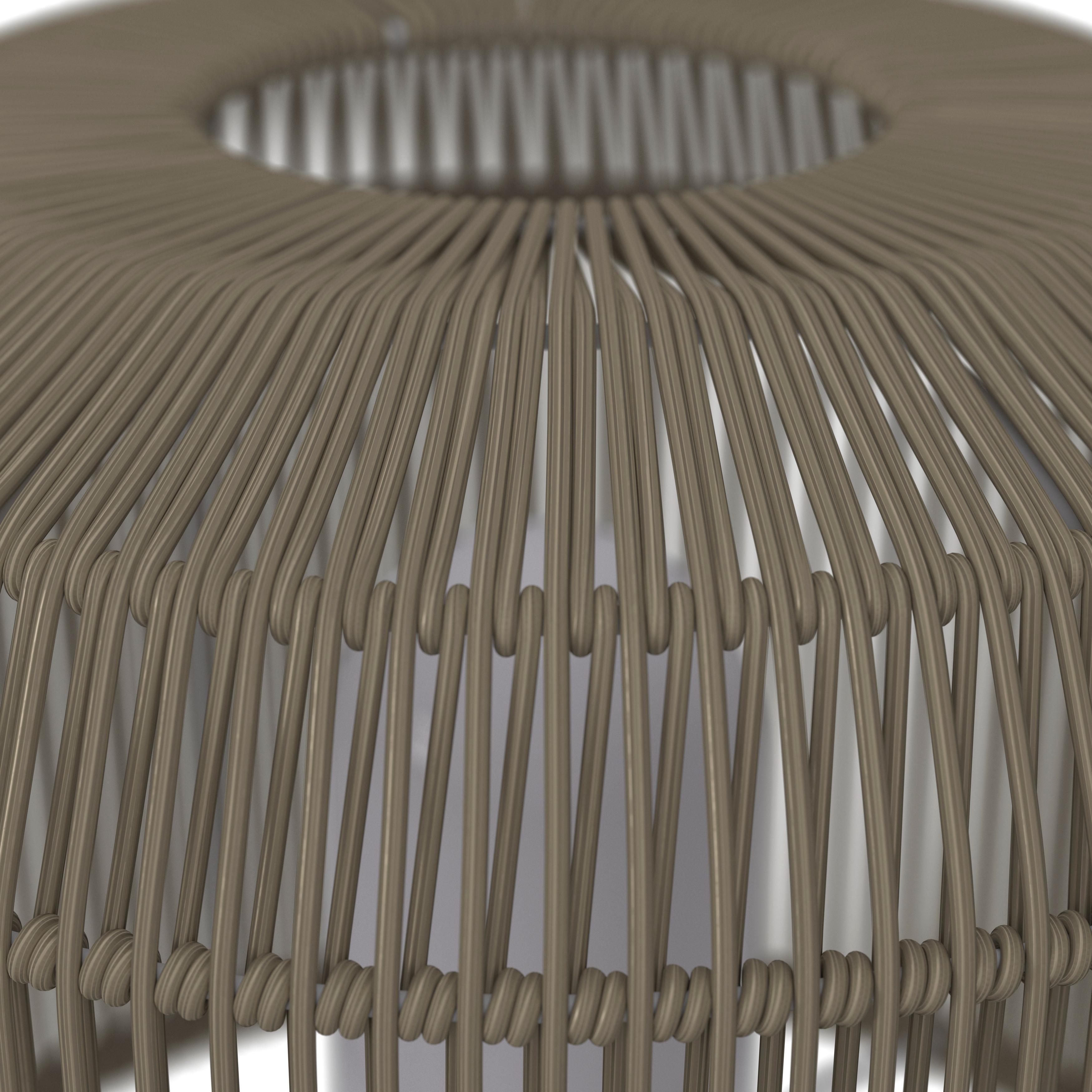 BORDSLAMPA IVO - svart/cremefärgad, Modern, metall/plast (30/58cm) - Bessagi Garden