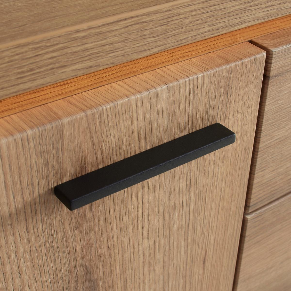 Sideboard Alameda Eichefarben - Eichefarben/Anthrazit, MODERN, Holzwerkstoff/Metall (170/81/44cm) - Mömax