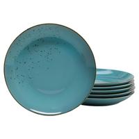 Speisetellerset 22040 Nature Collection - Türkis, Trend, Keramik (27cm) - Creatable