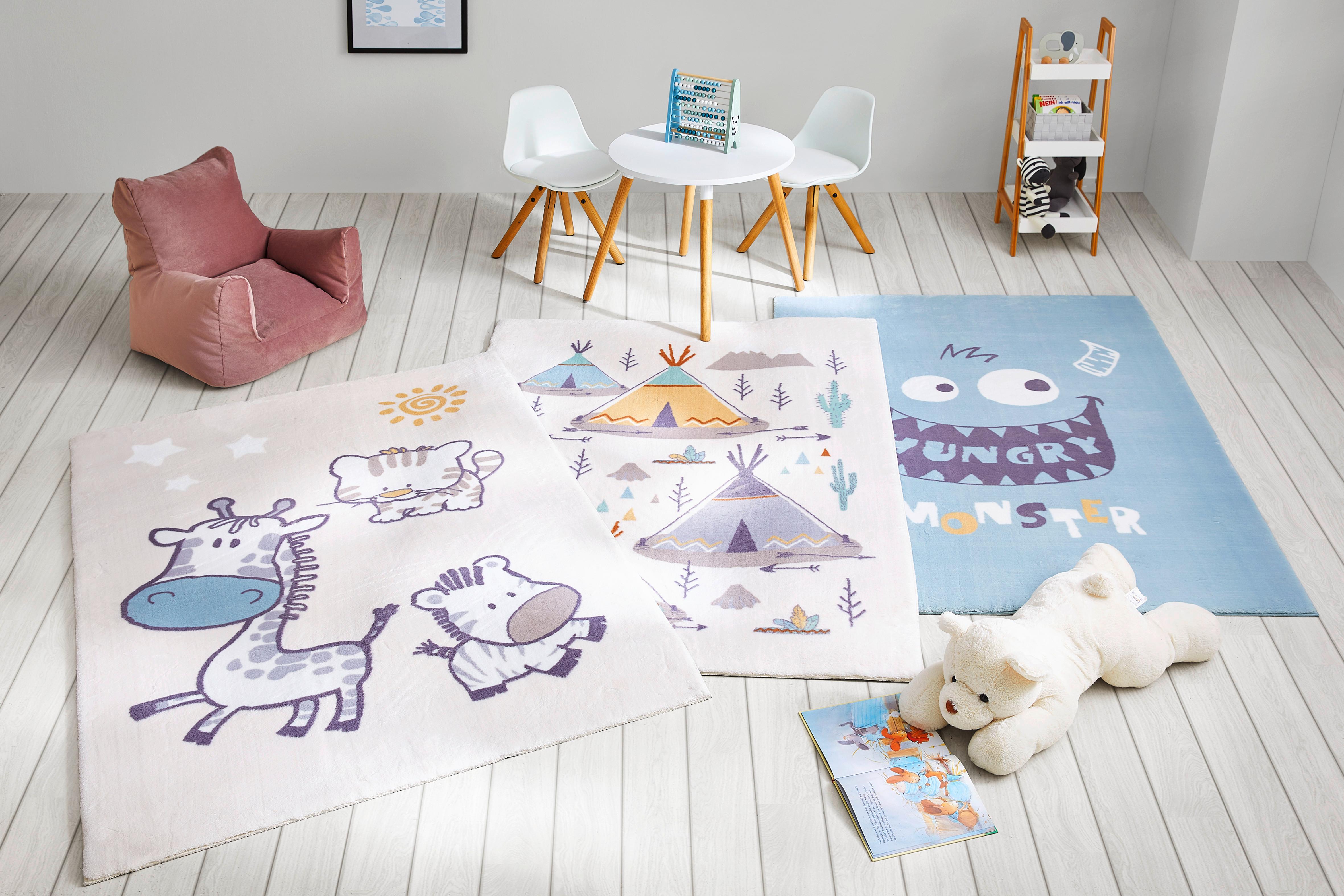 GOSEDJUR KNUT -EXT- - vit, textil (75cm) - Modern Living