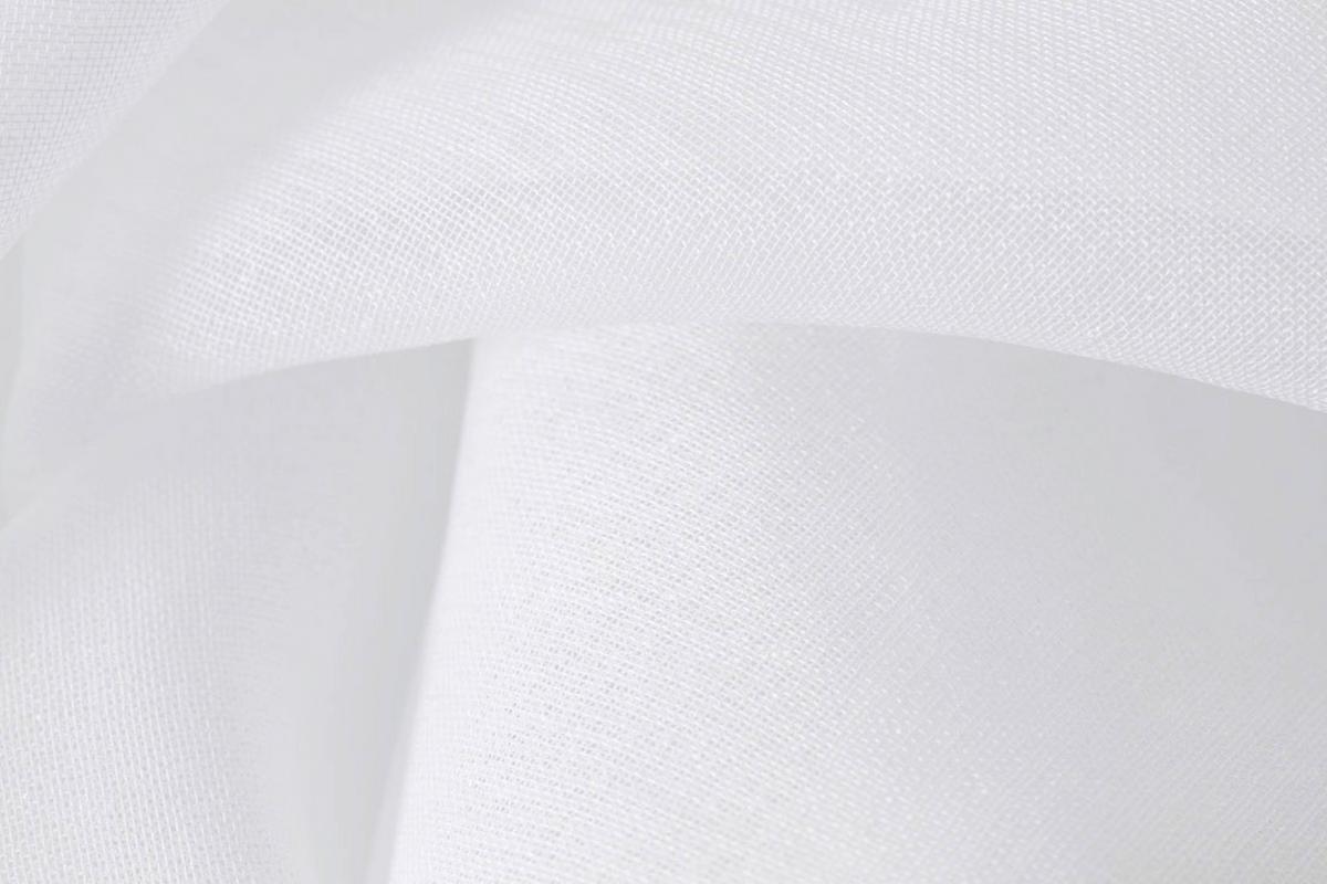 ZASŁONA GOTOWA 0108954 LEO BLANC - biały, Basics, tkanina (140/260cm)