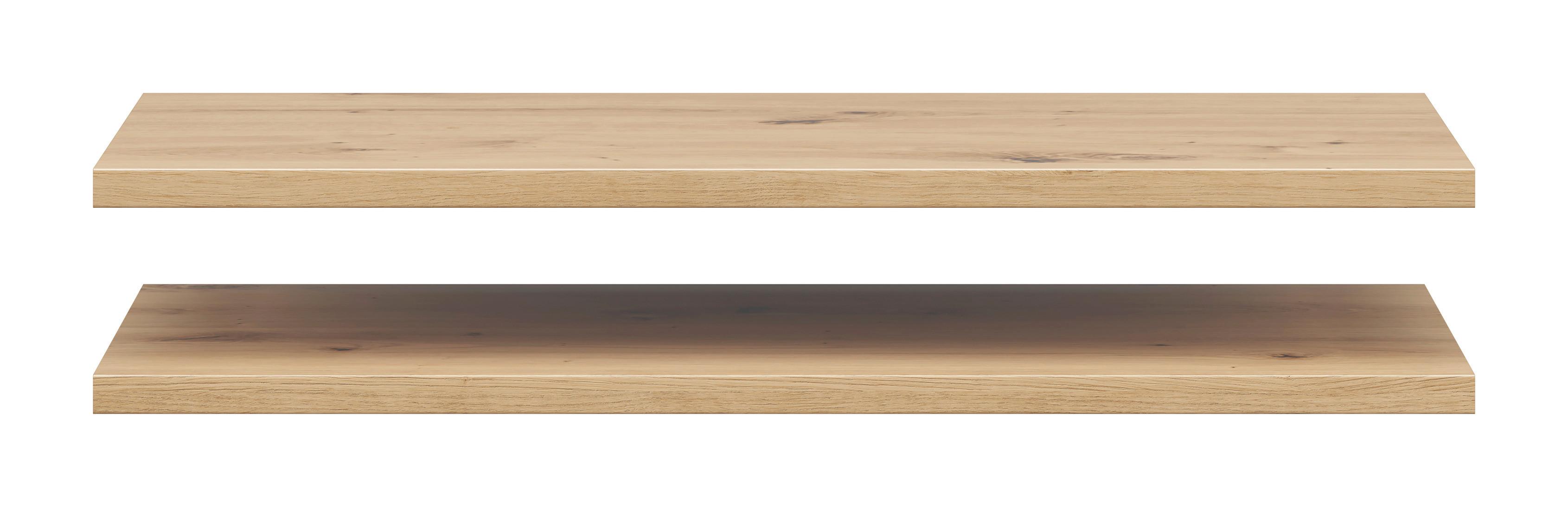 Einlegeboden Multistauraum Eiche Artisan - Eiche Artisan, MODERN, Holzwerkstoff (76,9/2,2/36cm) - Mömax