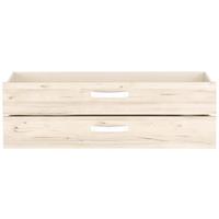 Schubkasteneinsatz in Eichefarben 2er Set - Eichefarben, Modern, Holzwerkstoff/Kunststoff (114/40/37cm) - Premium Living
