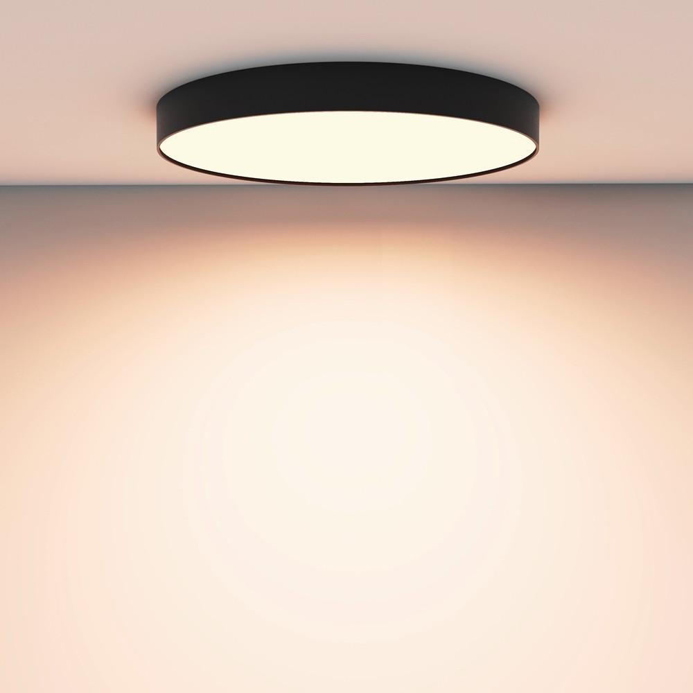 PLAFONNIER ZON - noir, Modern, métal (60/6cm) - MAYTONI