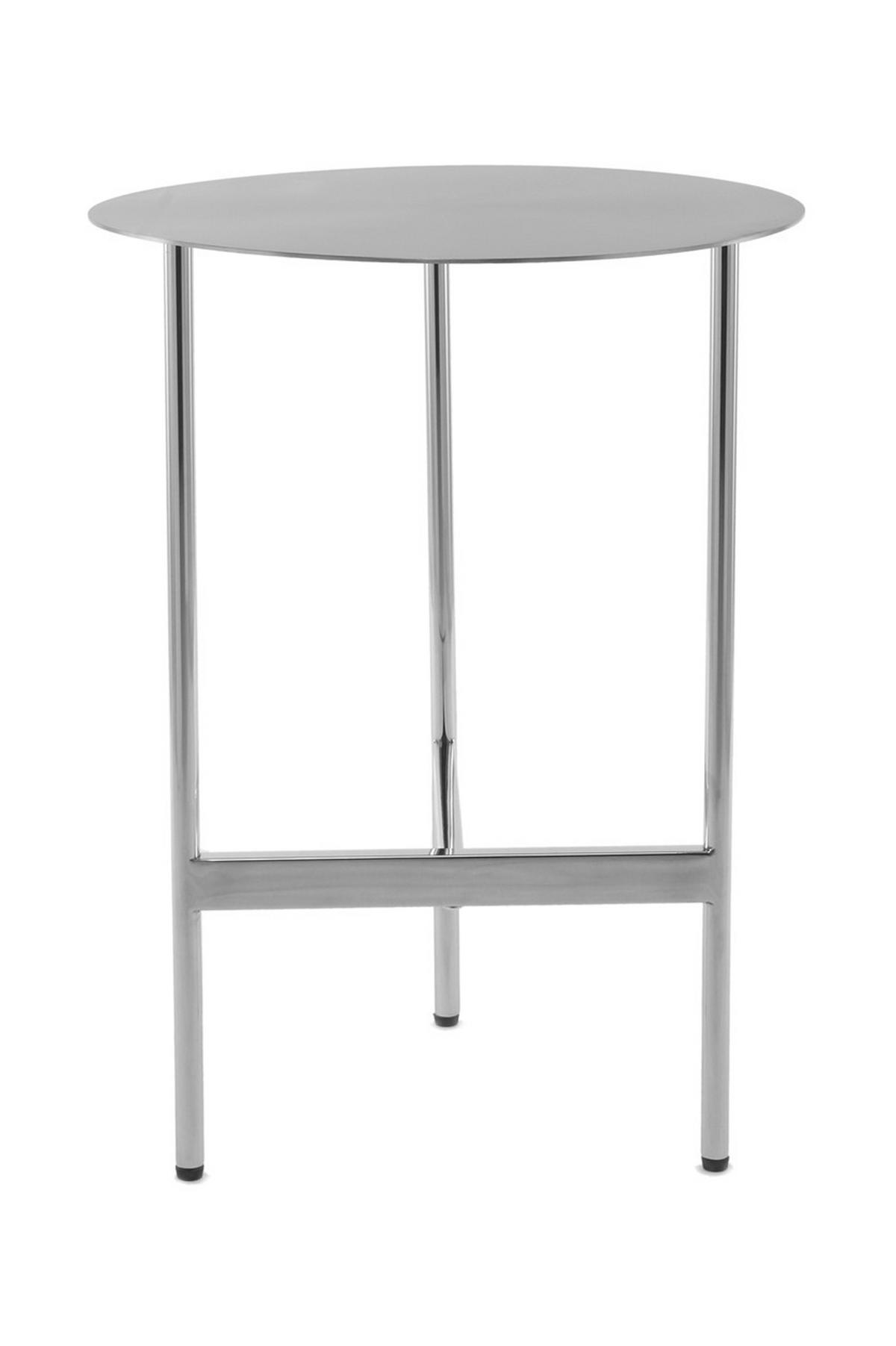 Beistelltisch Beistelltisch Pero 100 Silber - Silberfarben, Design, Metall (40/54/40cm) - Kayoom