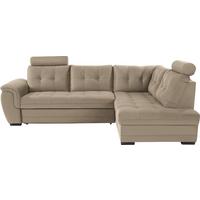 Sedežna Garnitura Falco, Svetlo Rjava, Ležišče, Predal - svetlo rjava/temno rjava, Konvencionalno, umetna masa/tekstil (251/183cm) - Mömax