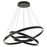PENDELLEUCHTE RIM - Schwarz, Basics, Metall (80/100/120cm) - MAYTONI