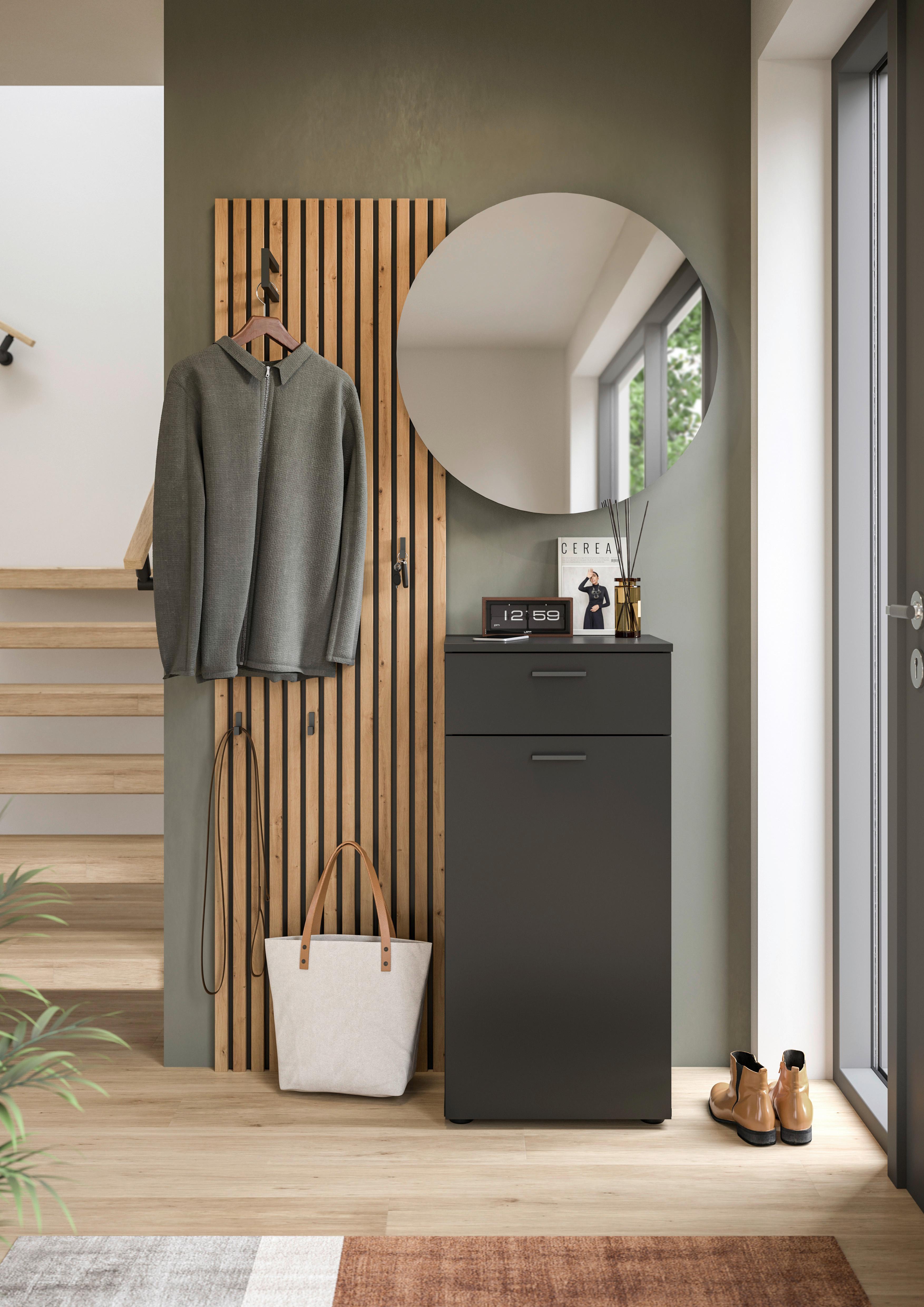 Garderobni Panel Delton - hrast Artisan, Design, drvni materijal (51/192/22cm) - Modern Living