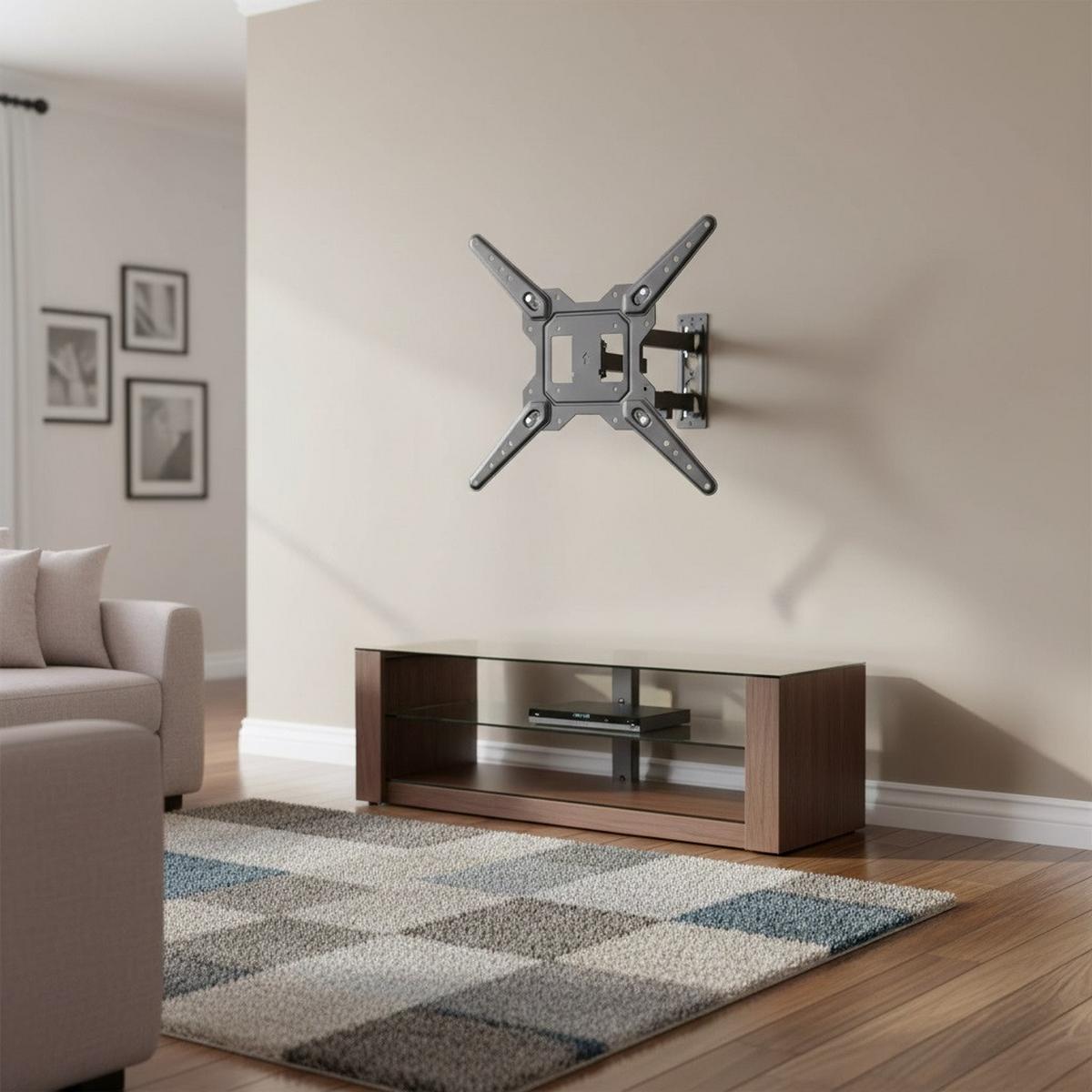 Fali Tv-tartó Lcdh 321 - fekete, fém (31,5/23,8/5,7cm)