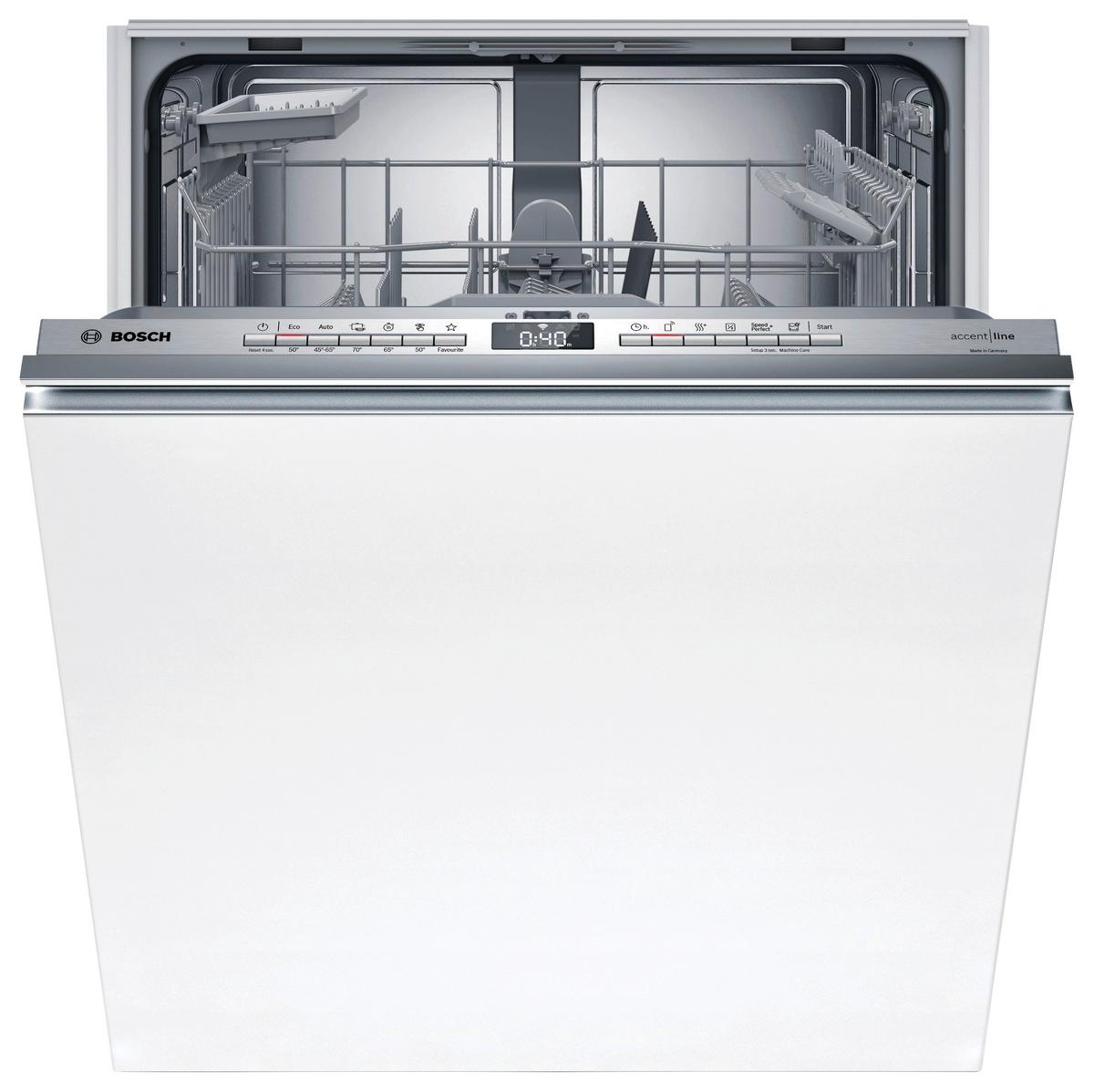 Geschirrspüler SMV4HB802E - Weiß, Natur, Metall (59,8/81,5/55cm) - Bosch