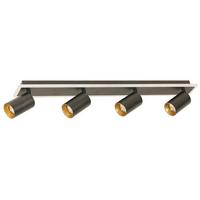 Led-deckenstrahler Lp-0612/4c Bk Parma 4 - Schwarz, Konventionell, Metall (14/70/8cm)