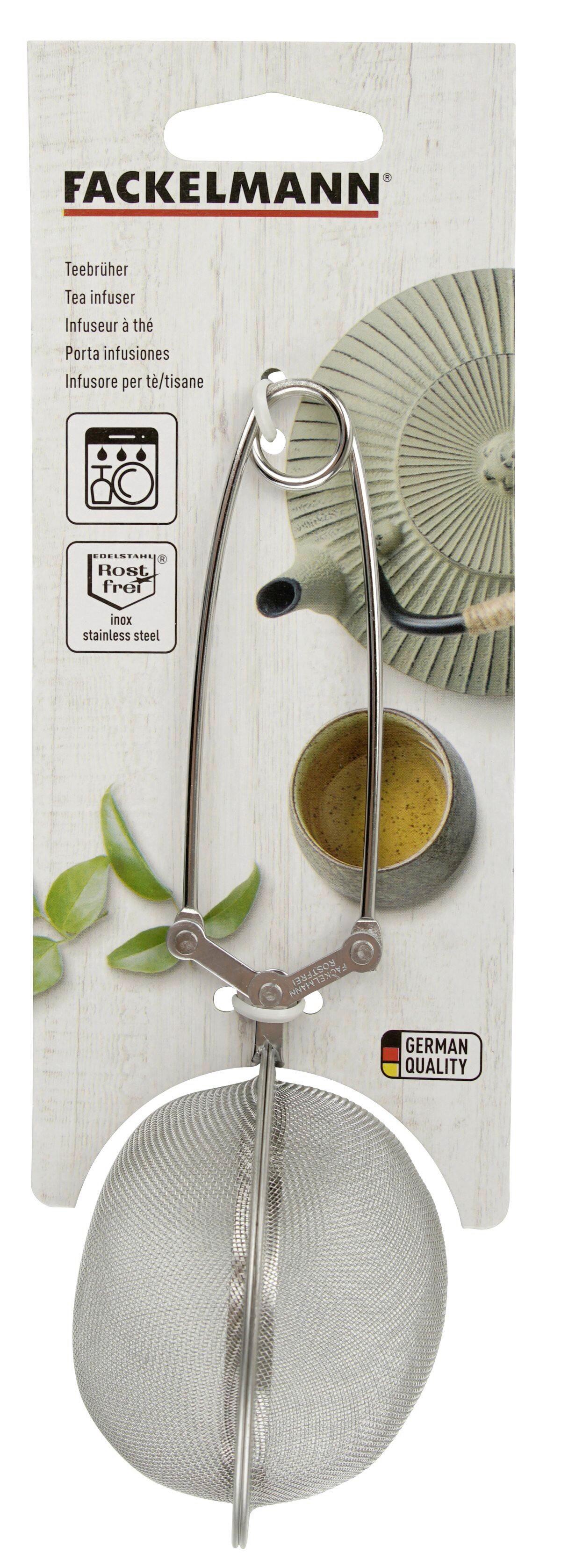 Cedilo Za Čaj Tea - srebrne barve, kovina - Fackelmann