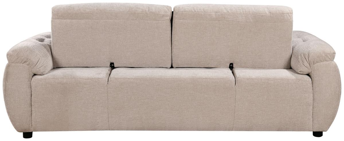 Sofa Alba - crna/sivo-bež, Moderno, drvo/tekstil (210/84/106cm) - Mömax