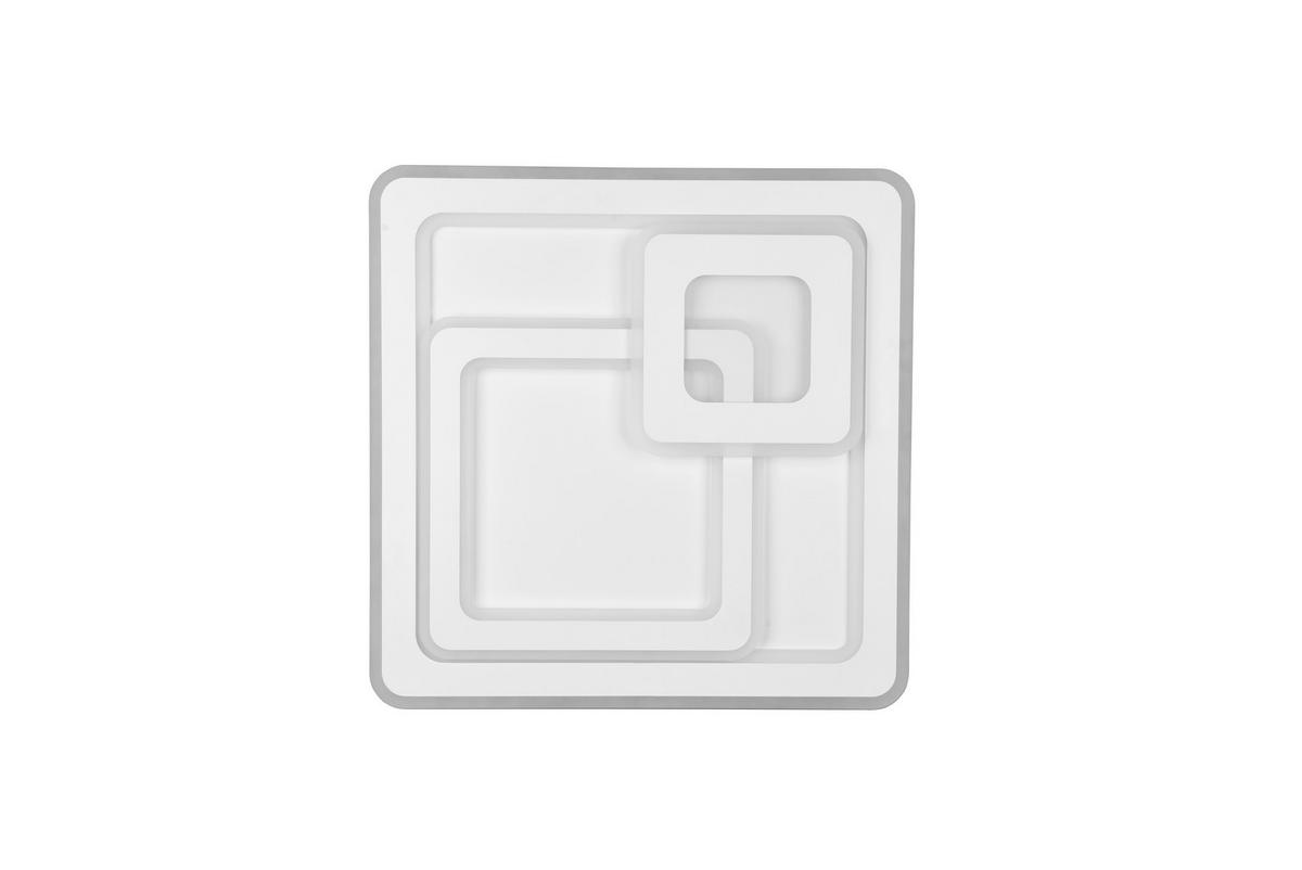 LED-Deckenleuchte Mita in Weiß max. 76 Watt - Weiß, Design, Metall (51,5/7/51,5cm) - Trio Leuchten