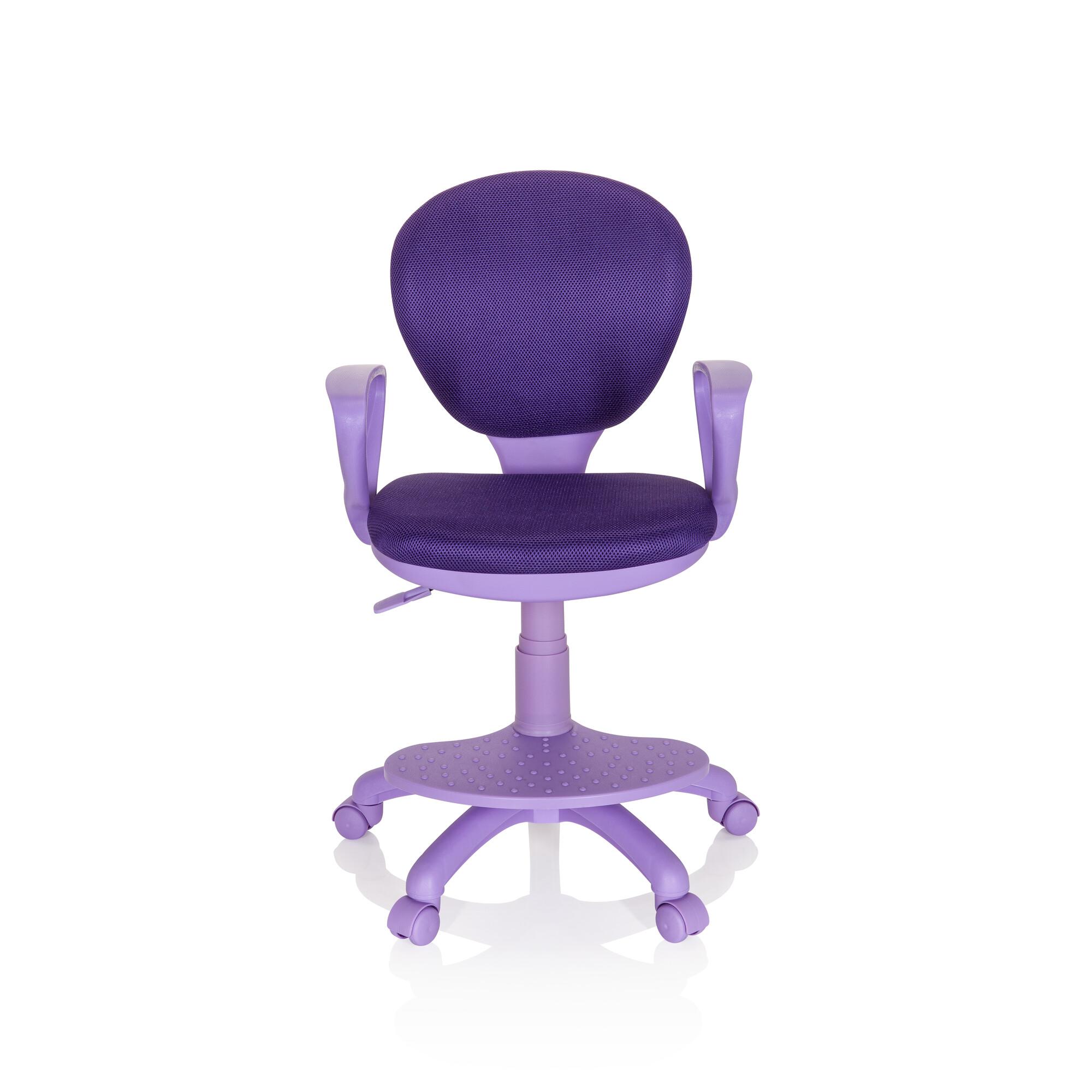Jugenddrehstuhl Colour ca. 53x83-95x51 cm Lila - Lila, Basics, Kunststoff (53/83-95/51cm) - MID.YOU