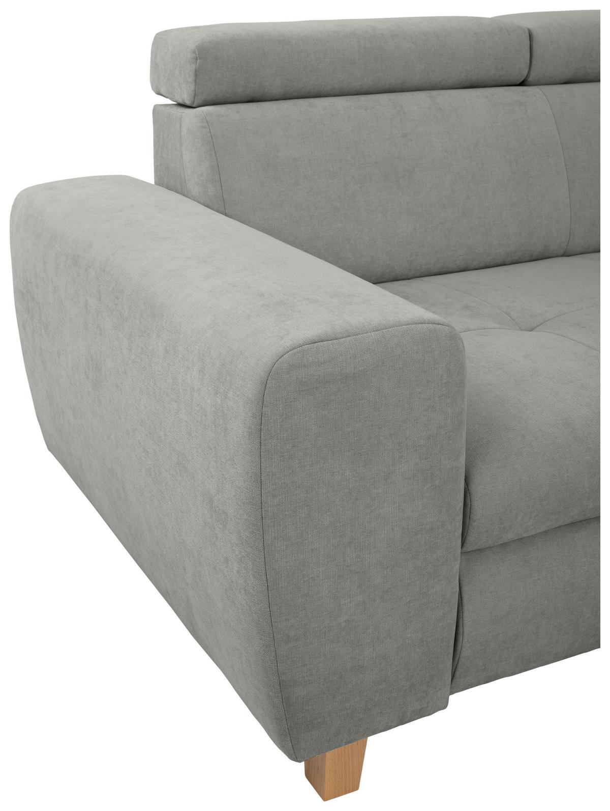Coltar LUGO - gri, Modern, plastic/lemn (266/98/205cm) - Mömax
