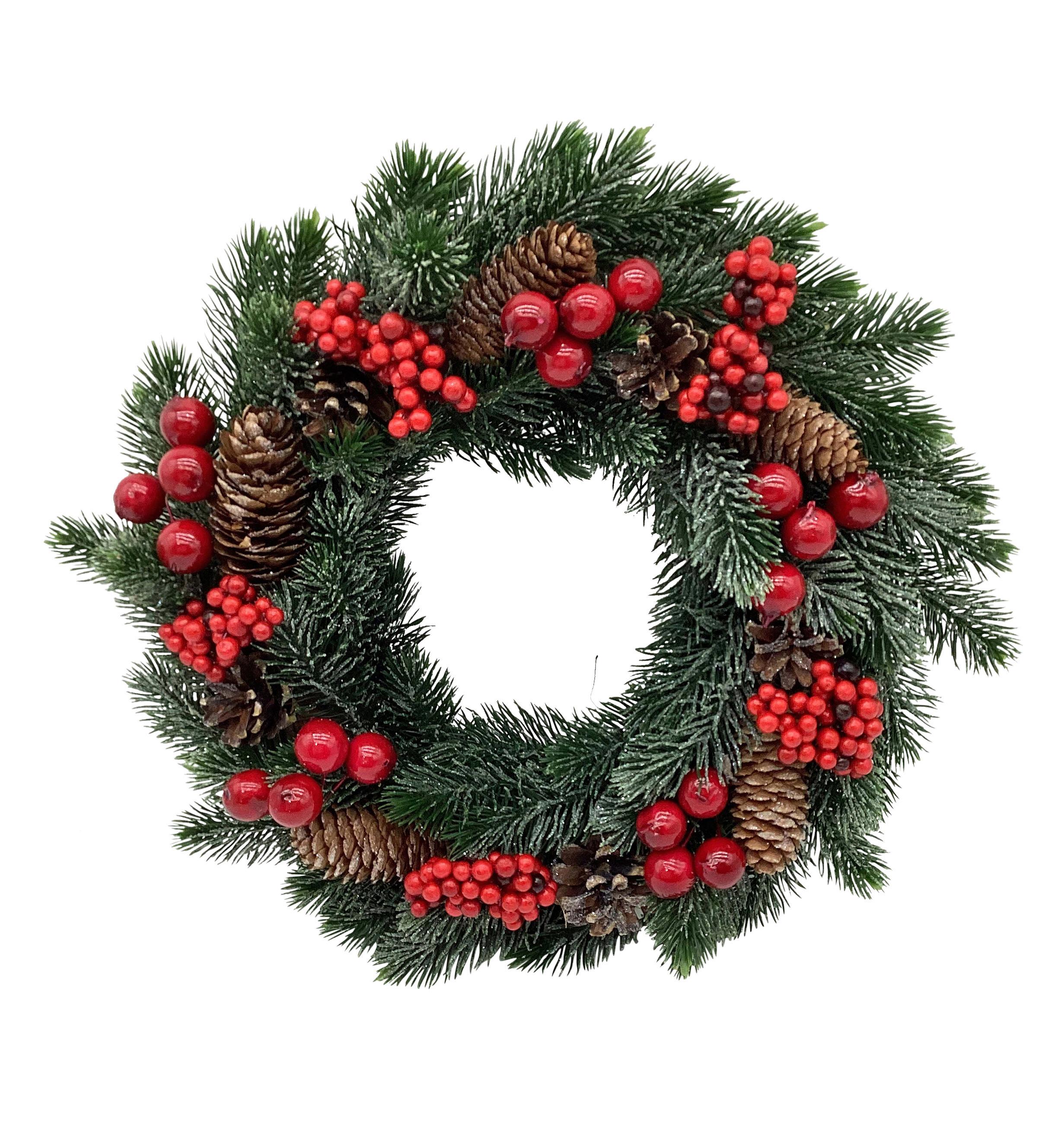 WIENIEC 22HQX5041 - różnokolorowy, Natur, tworzywo sztuczne/materiały naturalne (33cm) - X-Mas
