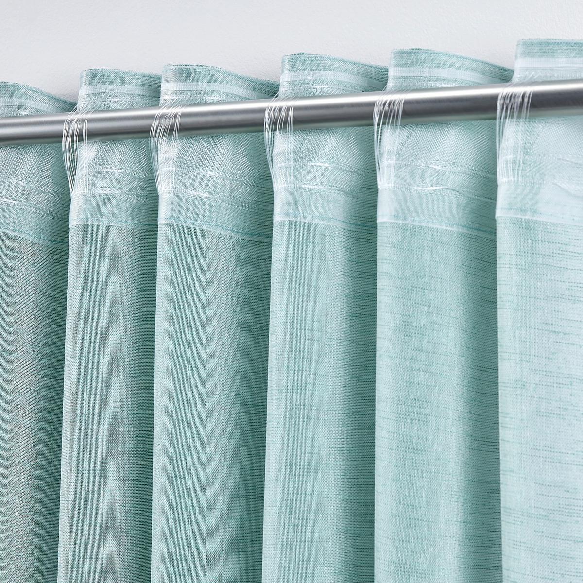Končana Zavesa Sigrid - zelena, Romantika, tekstil (140/245cm) - Premium Living