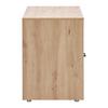 ARMOIRE BASSE KIVO -BASED- - chêne artisan/noir, MODERN, matériau en bois/matière synthétique (90/69,8/52,1cm) - Based