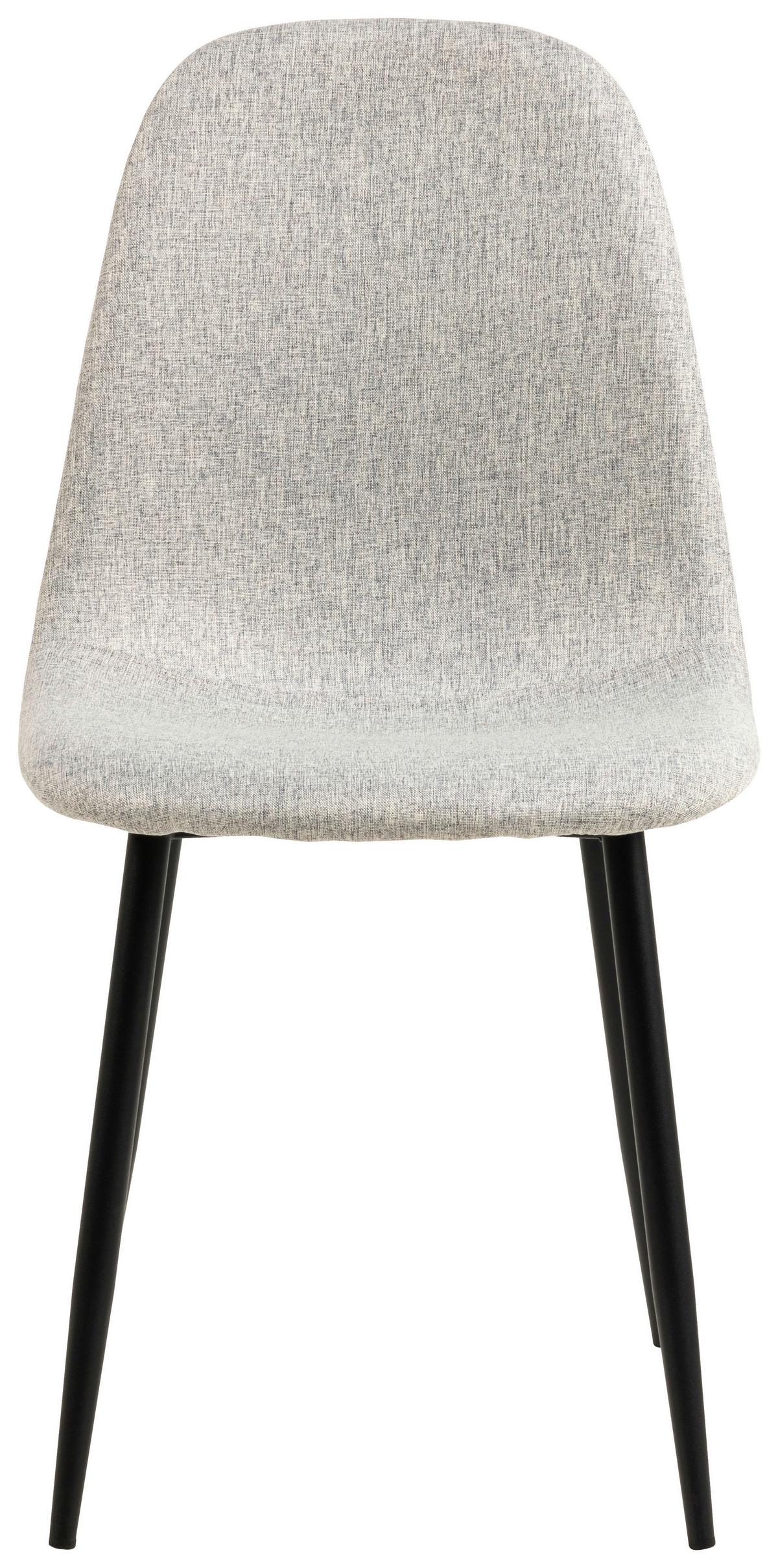 KRZESŁO CELIA - jasnoszary/czarny, Trend, metal/tkanina (44/86/54cm) - MID.YOU