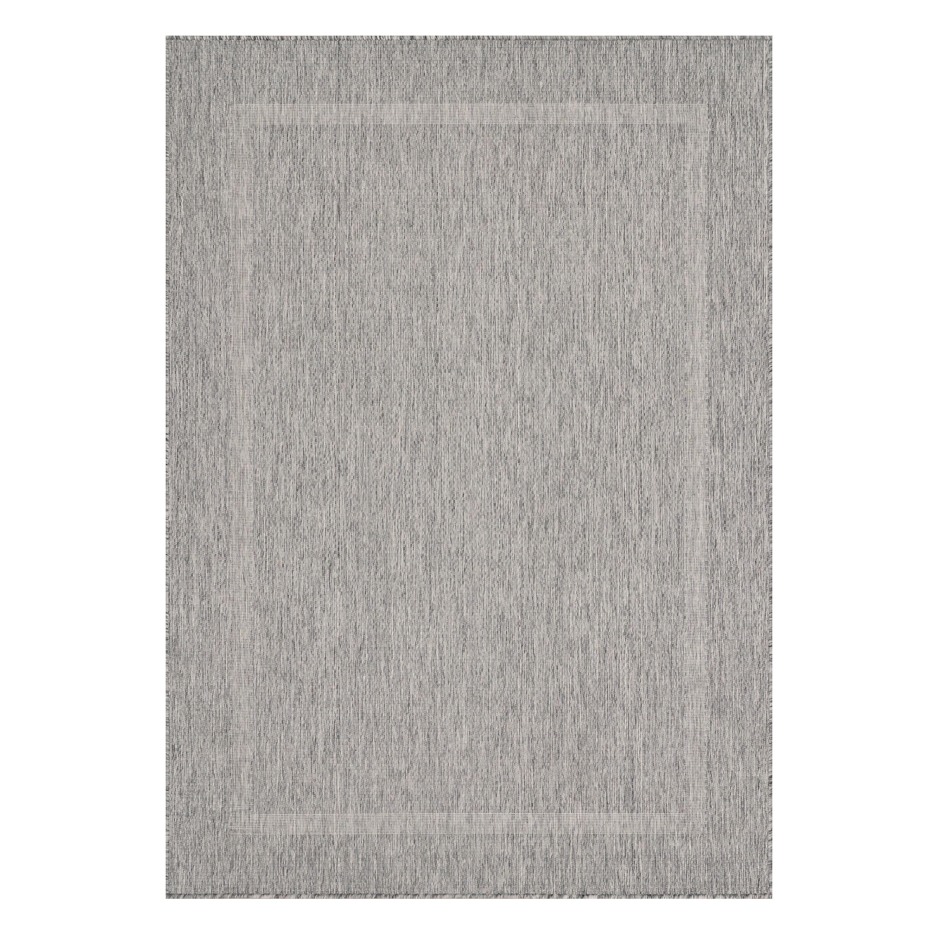 Flachwebeteppich Relax Grau ca. 80x150cm - Grau, Basics, Textil (80/150cm) - Ayyildiz 