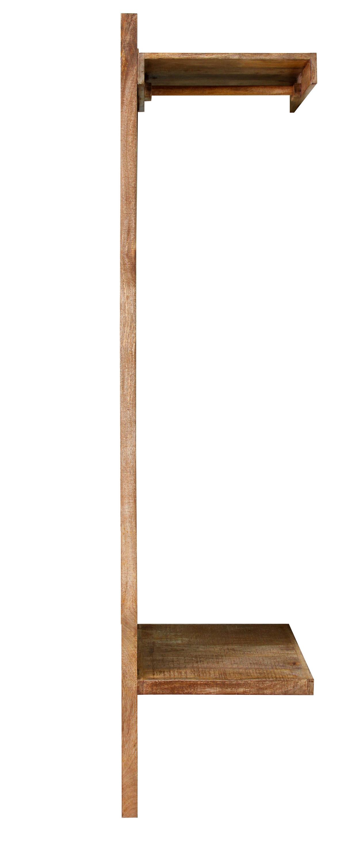 Garderobenpaneel Everest Naturfarben - Naturfarben, Natur, Holz (40/200/47cm) - Mömax