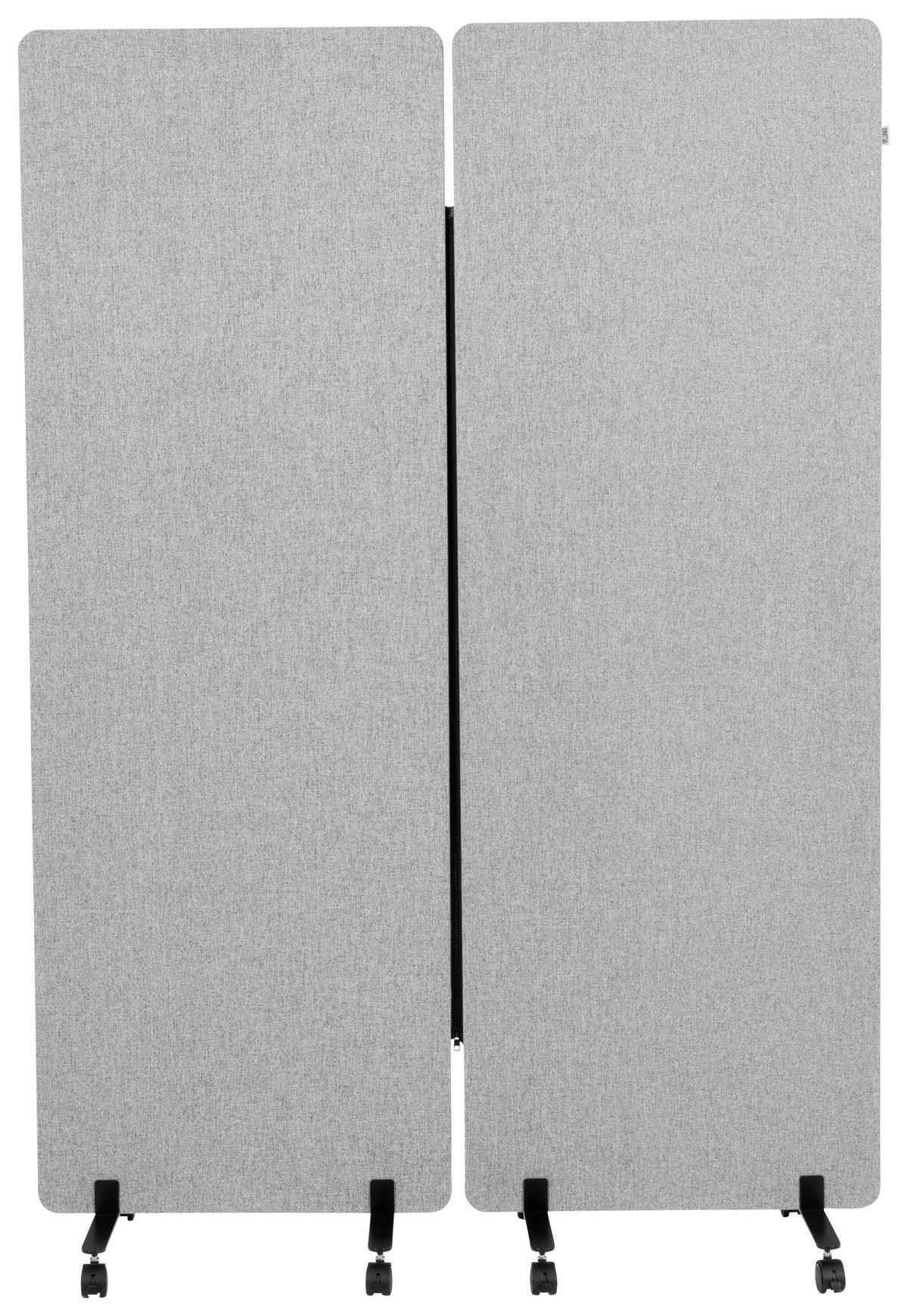 Pregradna Stena Flexmiut, Svetlo Siva - svetlo siva, Basics, kovina/umetna masa (60/177/35cm) - MID.YOU