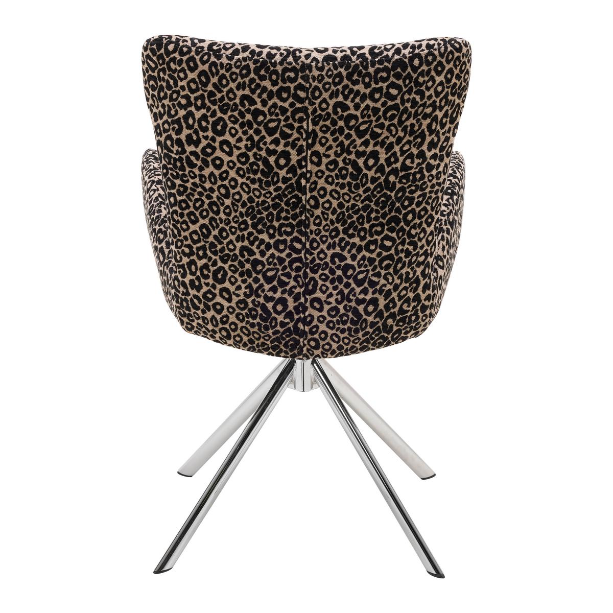Sessel Liam -Trend- - Chromfarben/Schwarz, Lifestyle, Textil/Metall (58/65/91cm) - Mömax