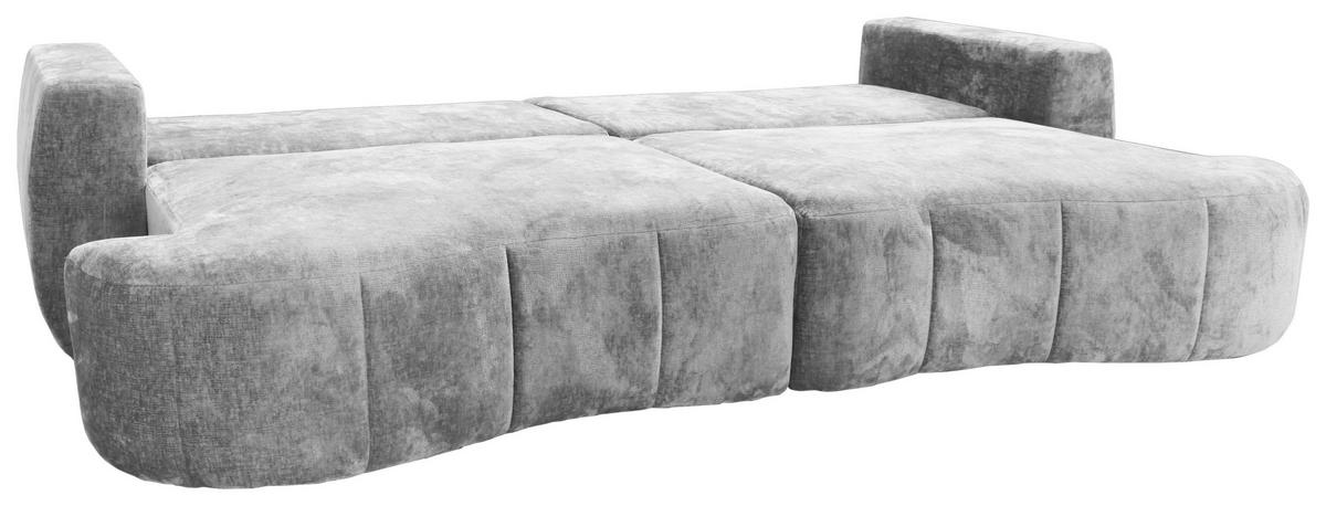 Mega Sofa Berg - siva/crna, Trend, tekstil/plastika (292/71-99/127cm) - Modern Living