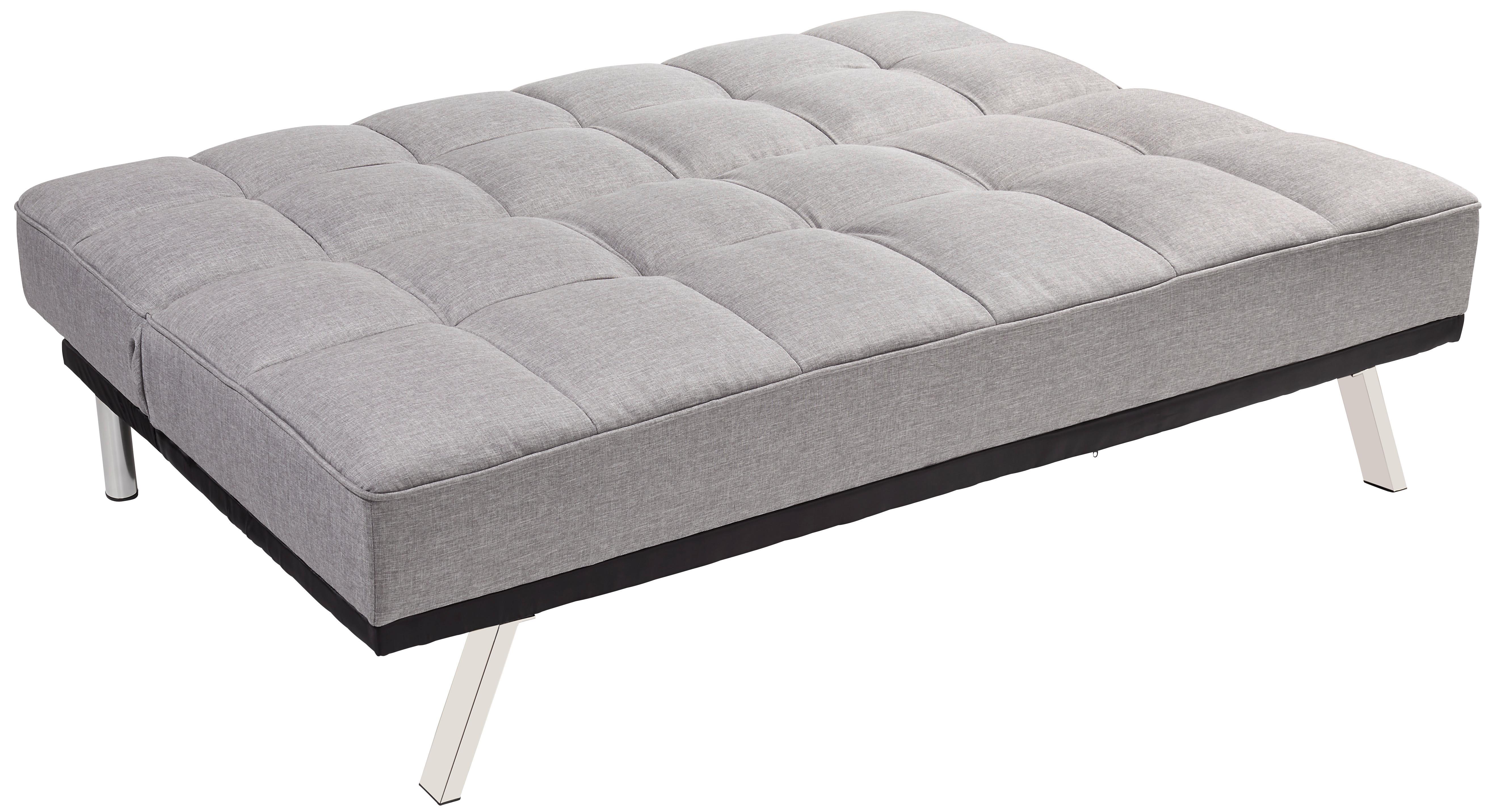 BÄDDSOFFA JAN II -BASED- - grå, Modern, metall/trä (179/84/96cm) - Based