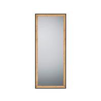 Fali Tükör 70x170cm Bianka - tölgyfa színű/fekete, Modern, faalapú anyag/Üveg (70/170cm)