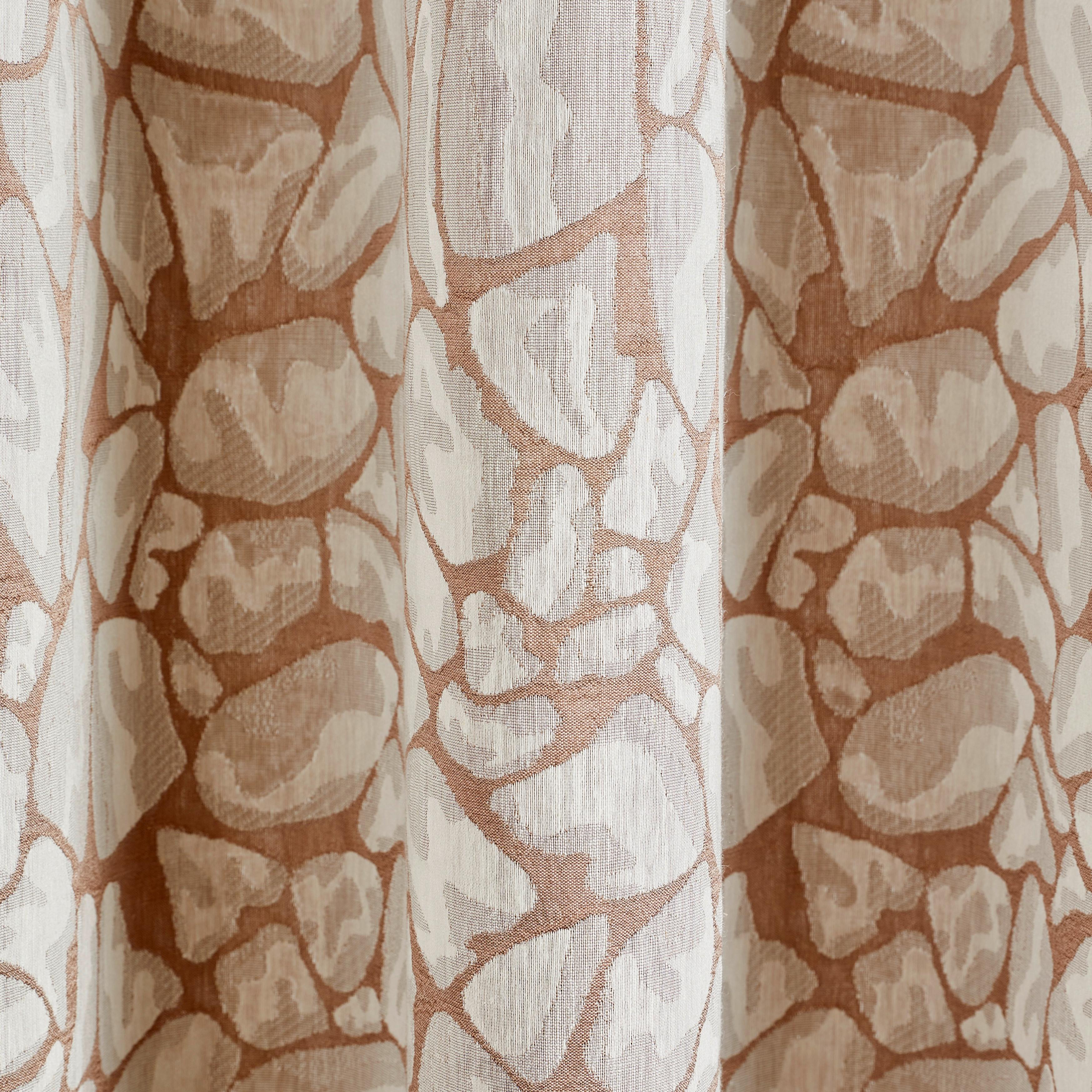 ZASŁONA NA PRZELOTKACH PEDRA - taupe/brązowy, Lifestyle, tkanina (140/245cm) - Dieter Knoll