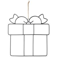 Függődísz Natale - fekete, Konventionell, fém (38/39cm) - Modern Living