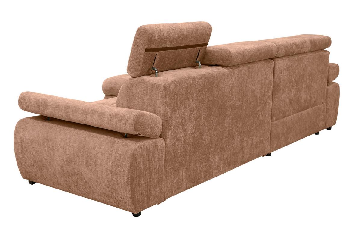 Coltar VEGAS - teracotă, Design, lemn/textil (173/294cm) - Modern Living