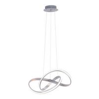 LED-Hängeleuchte Melinda max. 33 Watt - Grau, Design, Kunststoff/Metall (57/57/120cm) - Paul Neuhaus