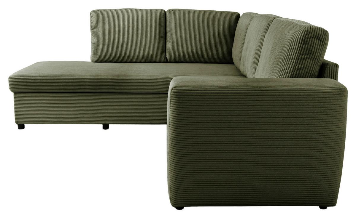 Kutna Garnitura Toulouse - Khaki/crna, Trend, drvo/metal (206/224cm)